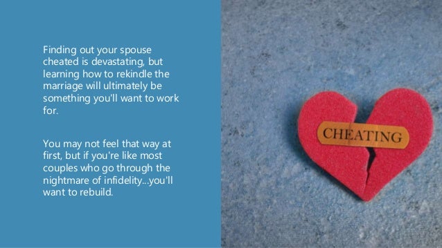 Rebuilding marriage after affair